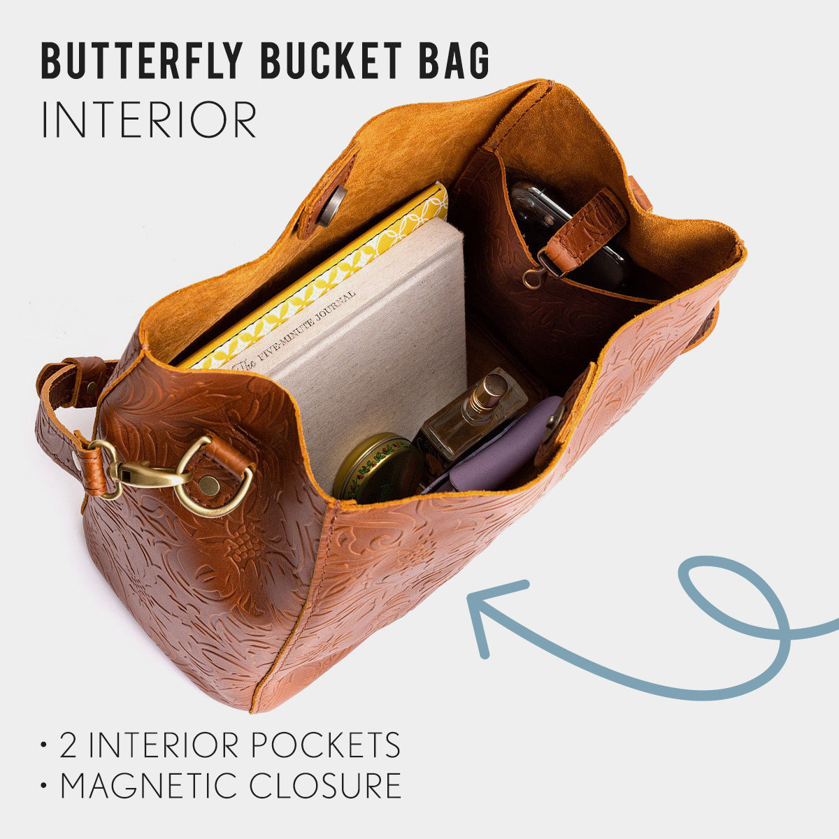 Butterfly Bucket Bag
