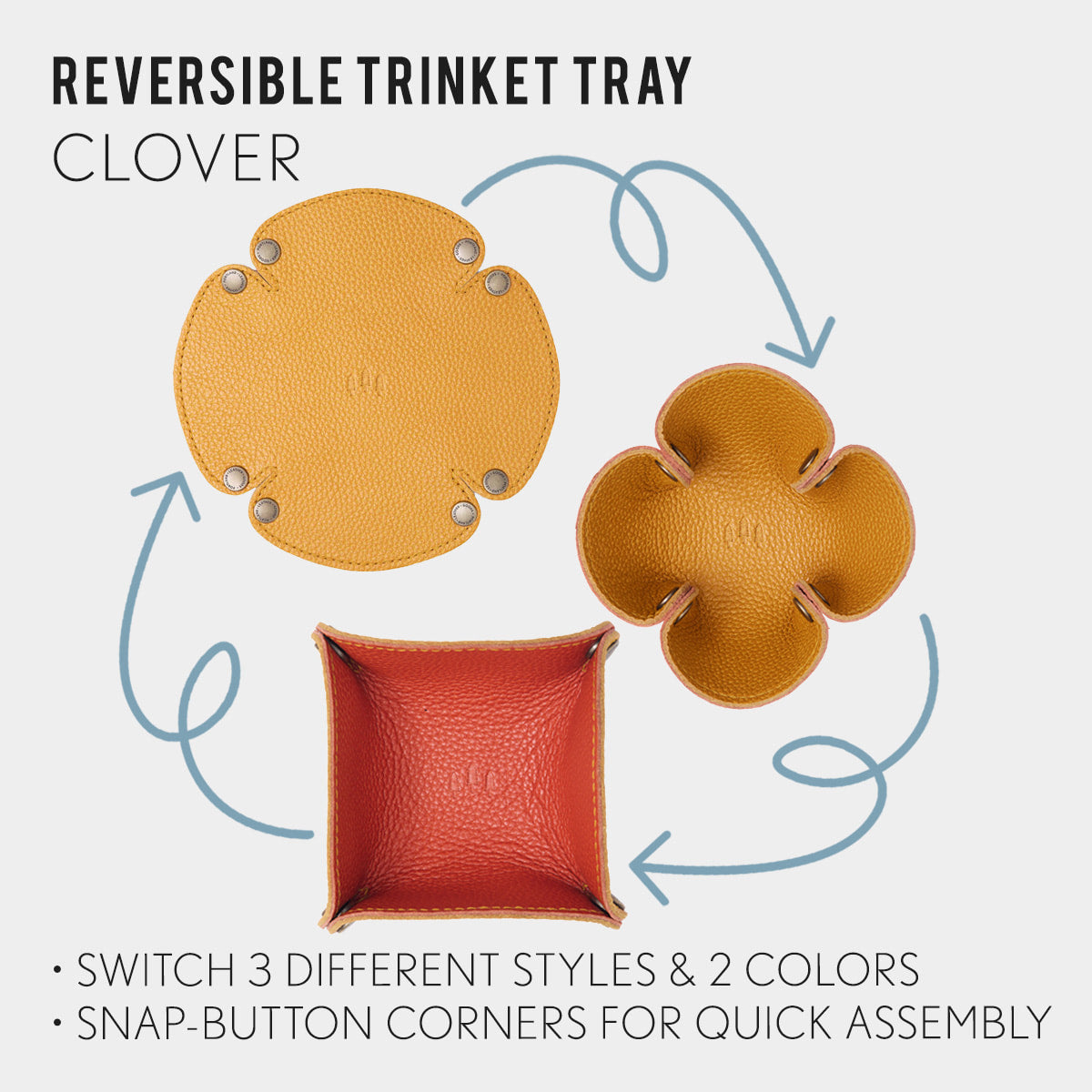 Reversible Clover Trinket Tray