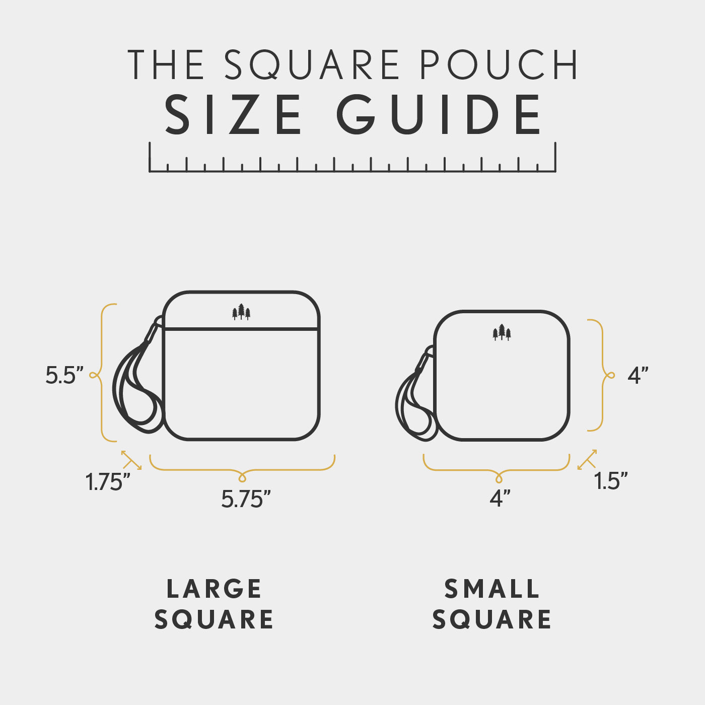 Large Square Pouch