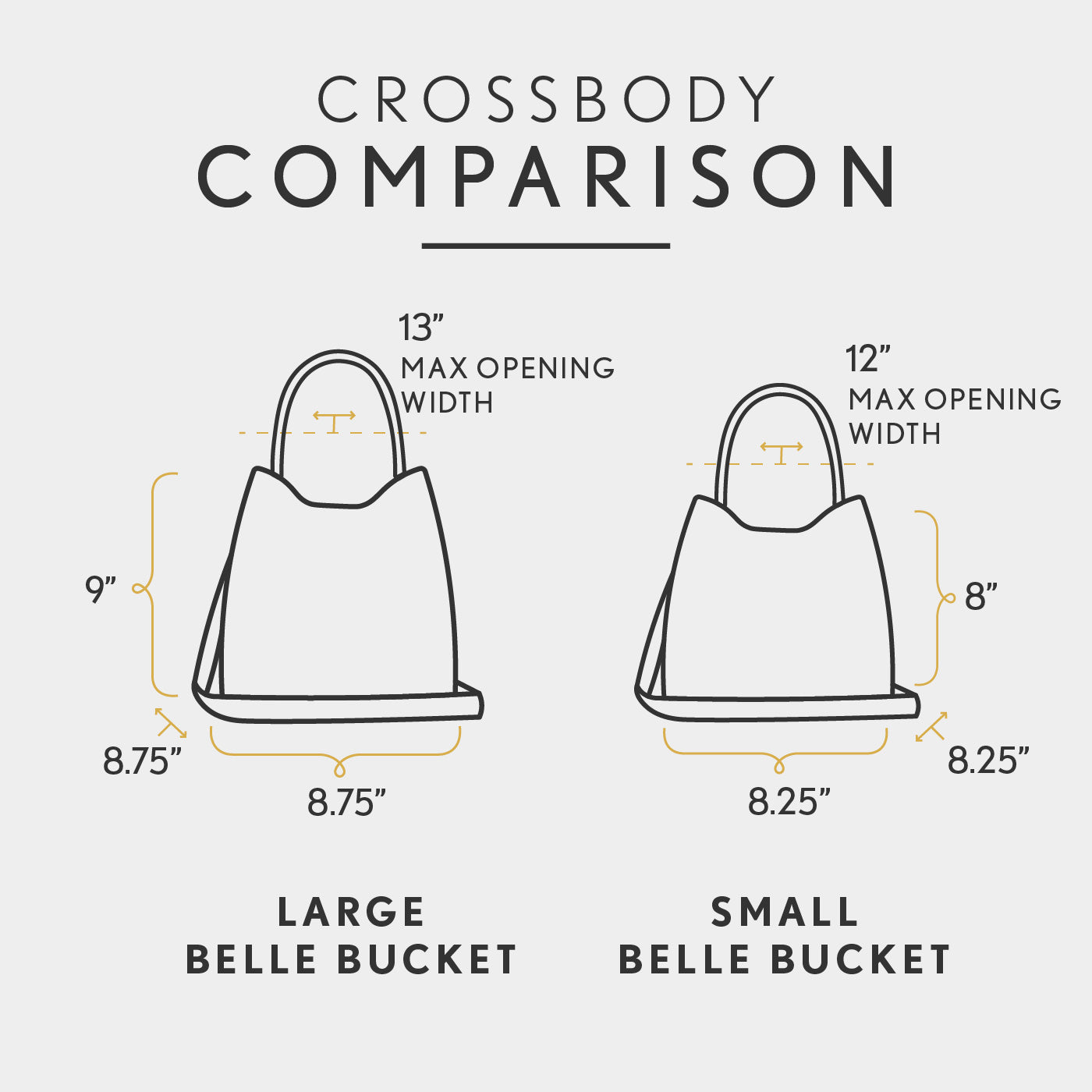 'Almost Perfect' Belle Bucket Bag