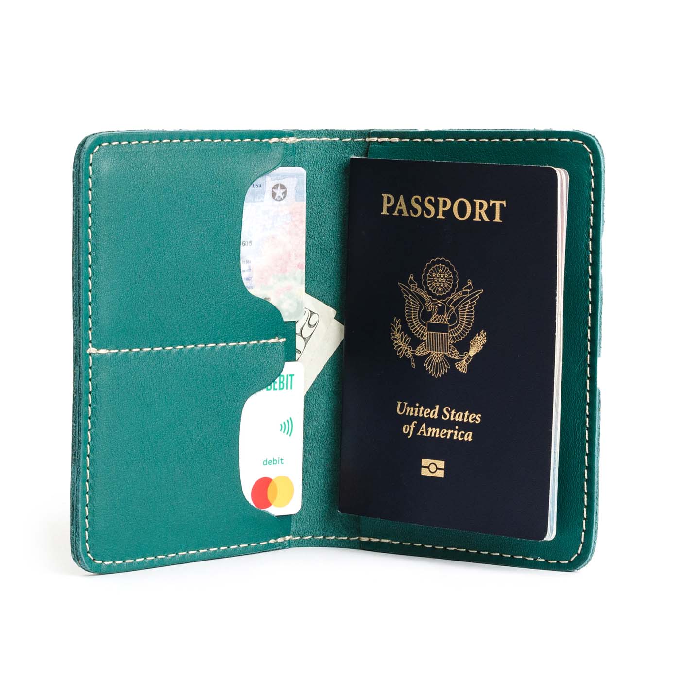 Leather Modern Passport Holder
