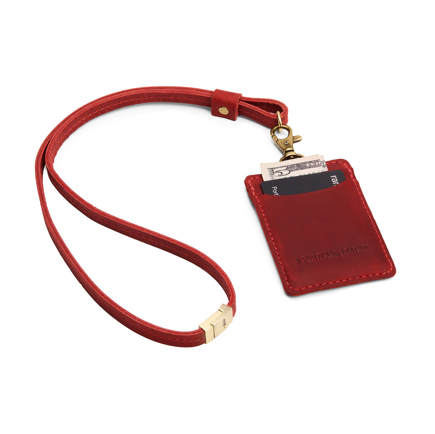 Vertical Lanyard Card Holder