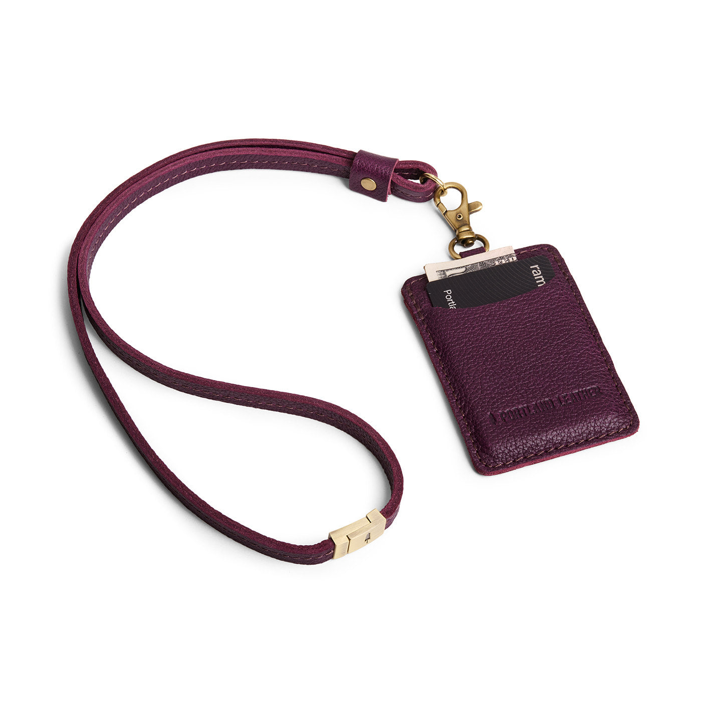 Vertical Lanyard Card Holder