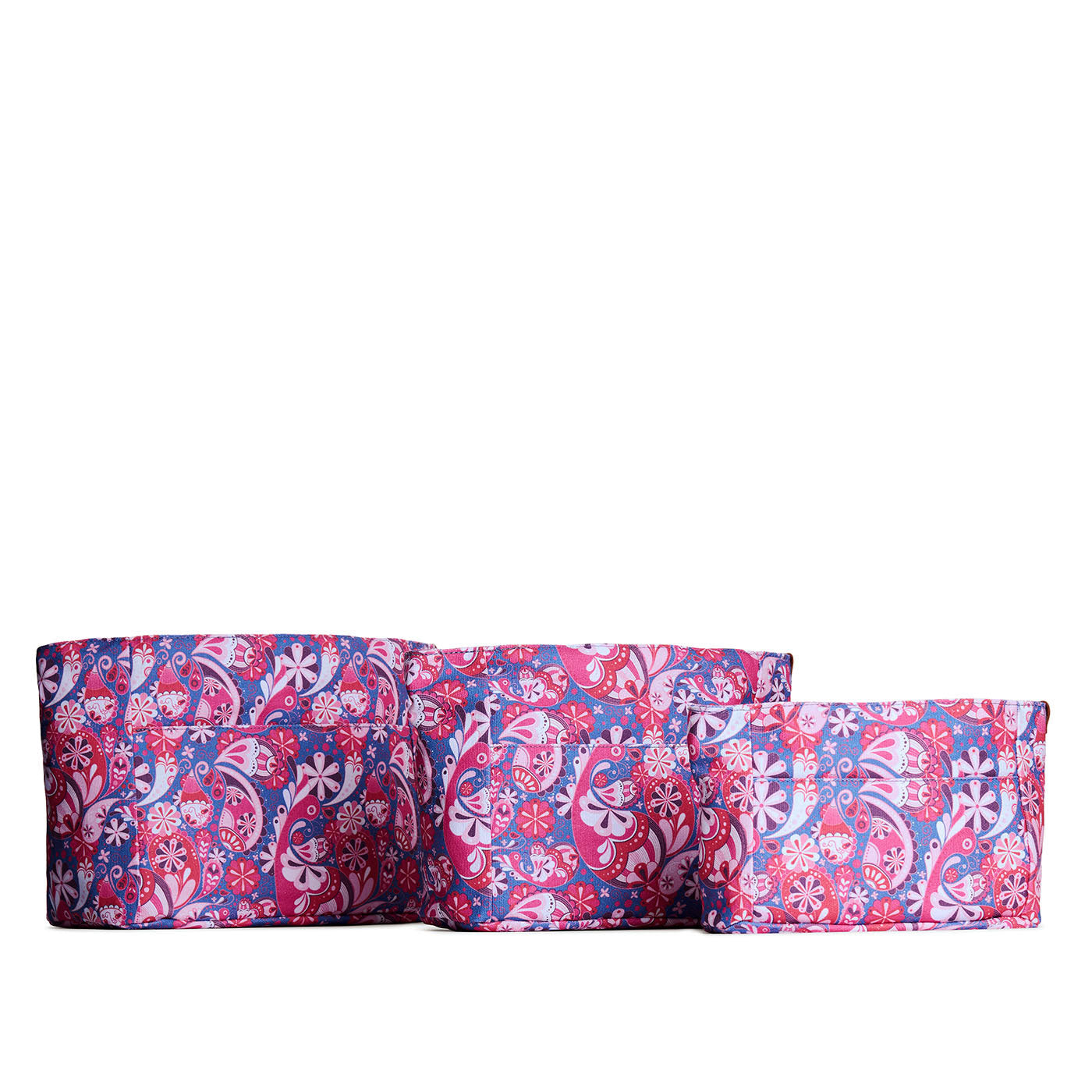 Printed Canvas Purse Organizer